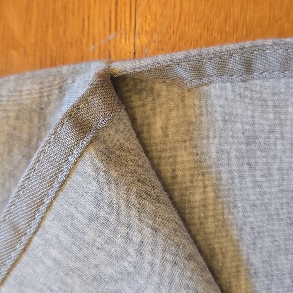 Rachel Zoe, Mockneck Boxy Drop Shoulder Sweatshirt, Gray, EUC, Women's XL - Picture 13 of 14